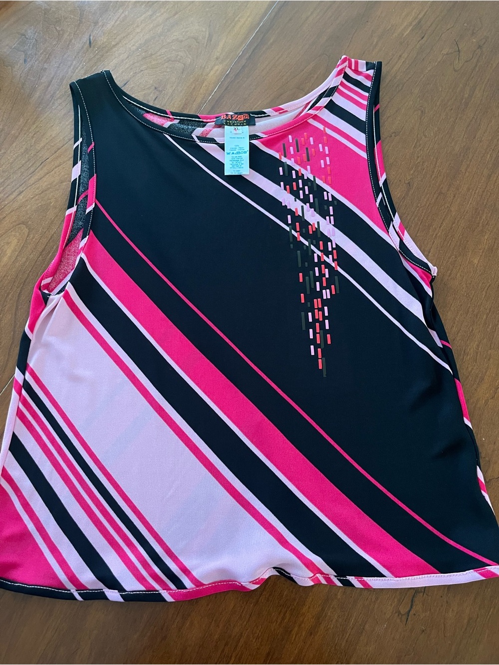 Christian Lacroix Striped Tank Top made in France